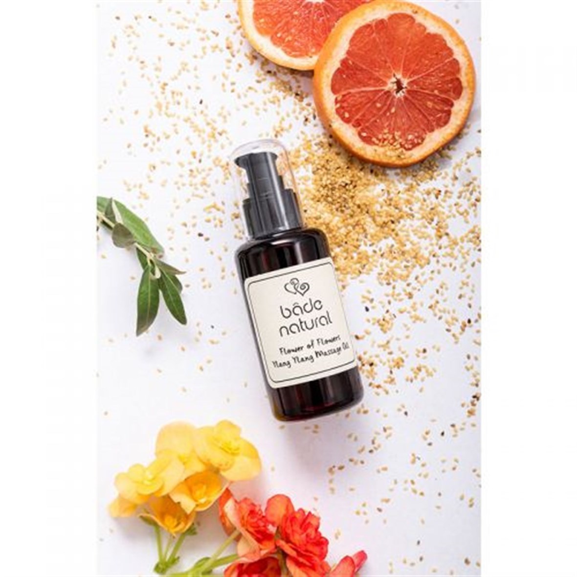 Bade Natural Ylang Ylang Masaj Yağı 100 ml - Bade Natural