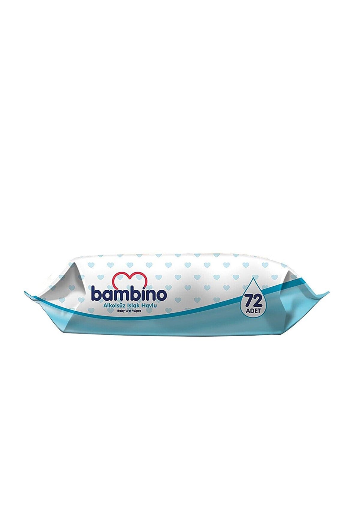 BAMBİNO ISLAK HAVLU 72 Lİ MAVİ P-0684 - Bambino