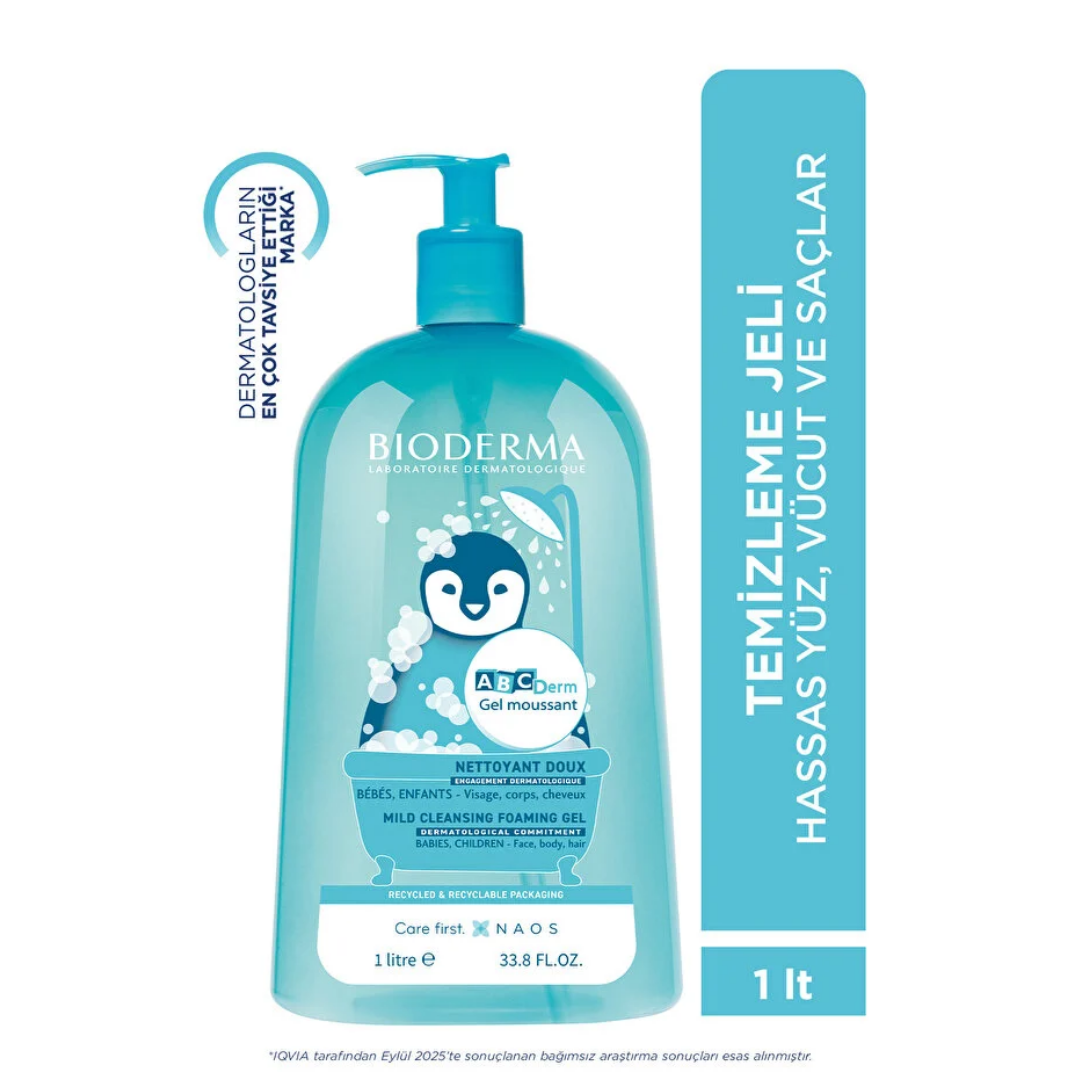 Bioderma Abcderm Foaming Cleanser 1LT - Bioderma ABCderm