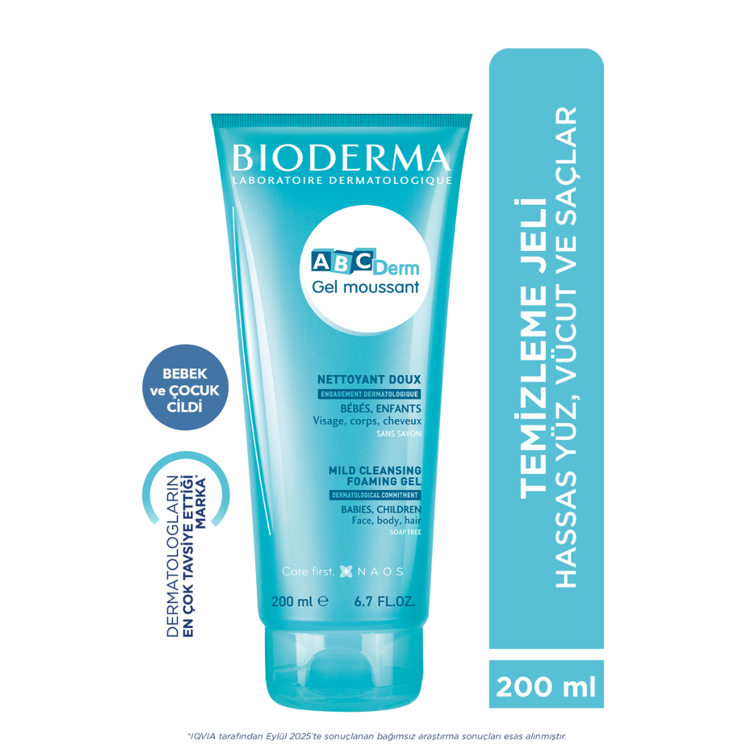 Bioderma Abcderm Foaming Cleanser 200ml - Bioderma ABCderm