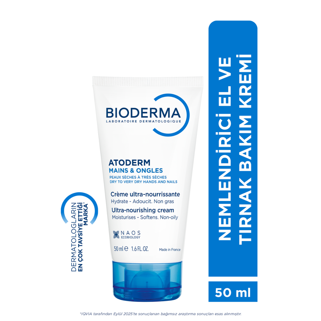 Bioderma Atoderm El ve Tırnak Bakım Kremi 50ml - Bioderma