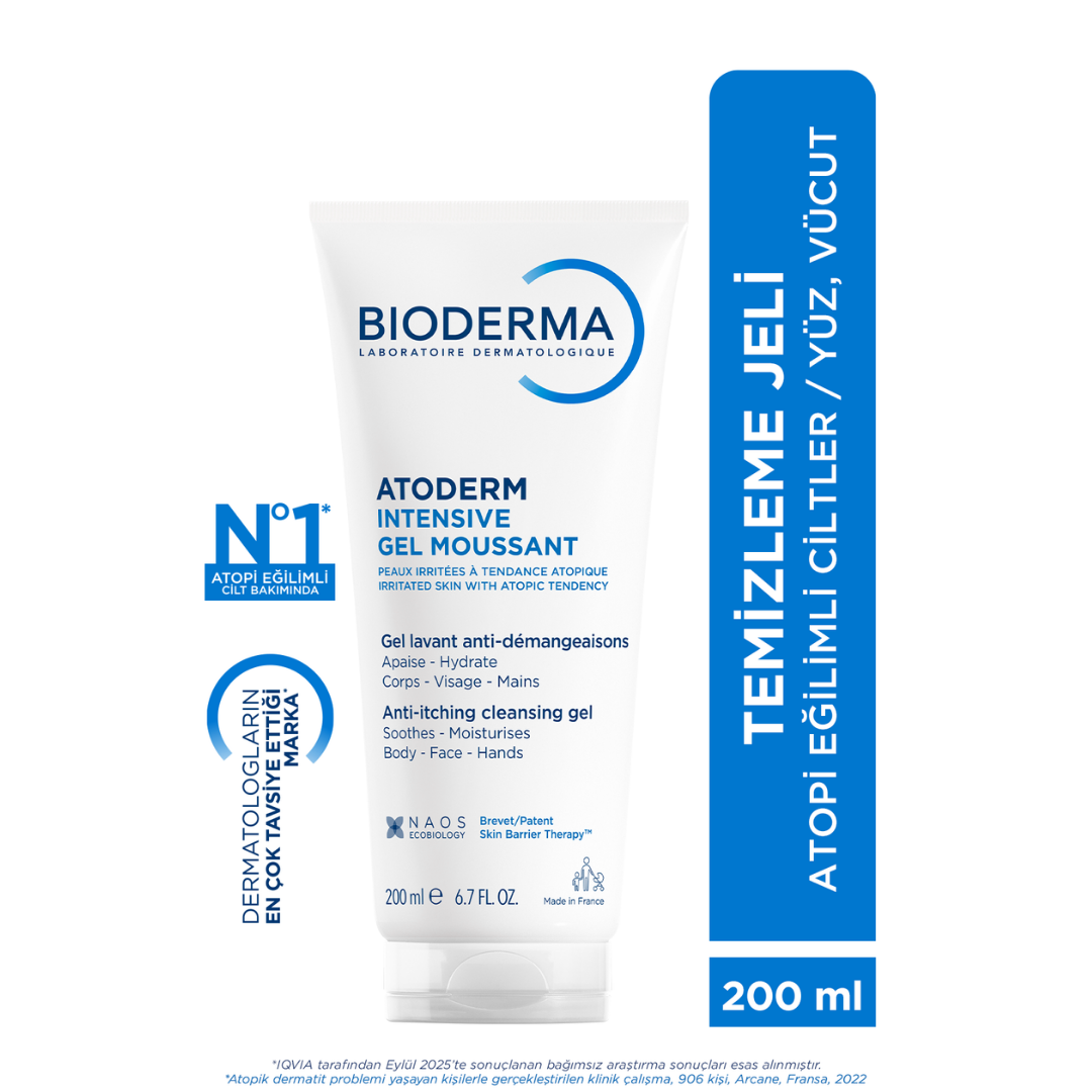 Bioderma Atoderm Foaming Gel 200 ml - Yüz Yıkama Jeli - Bioderma