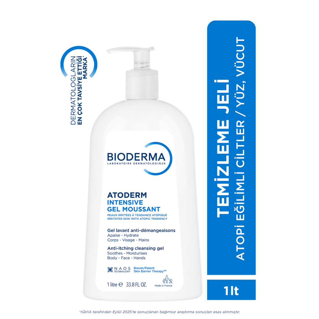 Bioderma Atoderm Intensive Temizleme Jeli 1 Litre - Bioderma