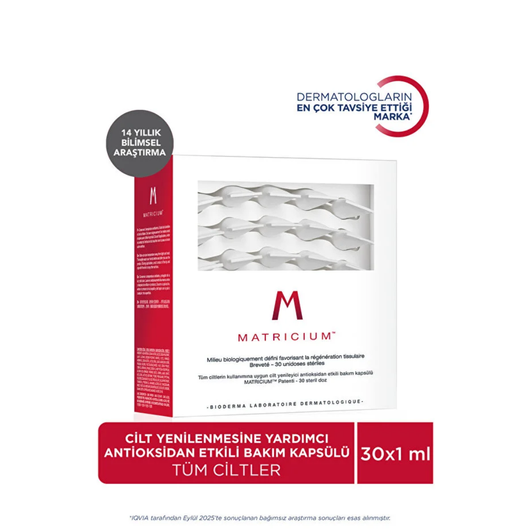 Bioderma Matricium Cilt Bakım Kapsülü 30 x 1 ml - Bioderma