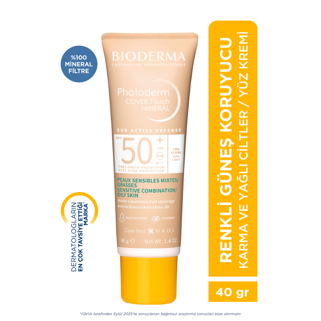 Bioderma Photoderm Cover Touch Mineral Spf50+ 40 gr - Very Light - Bioderma