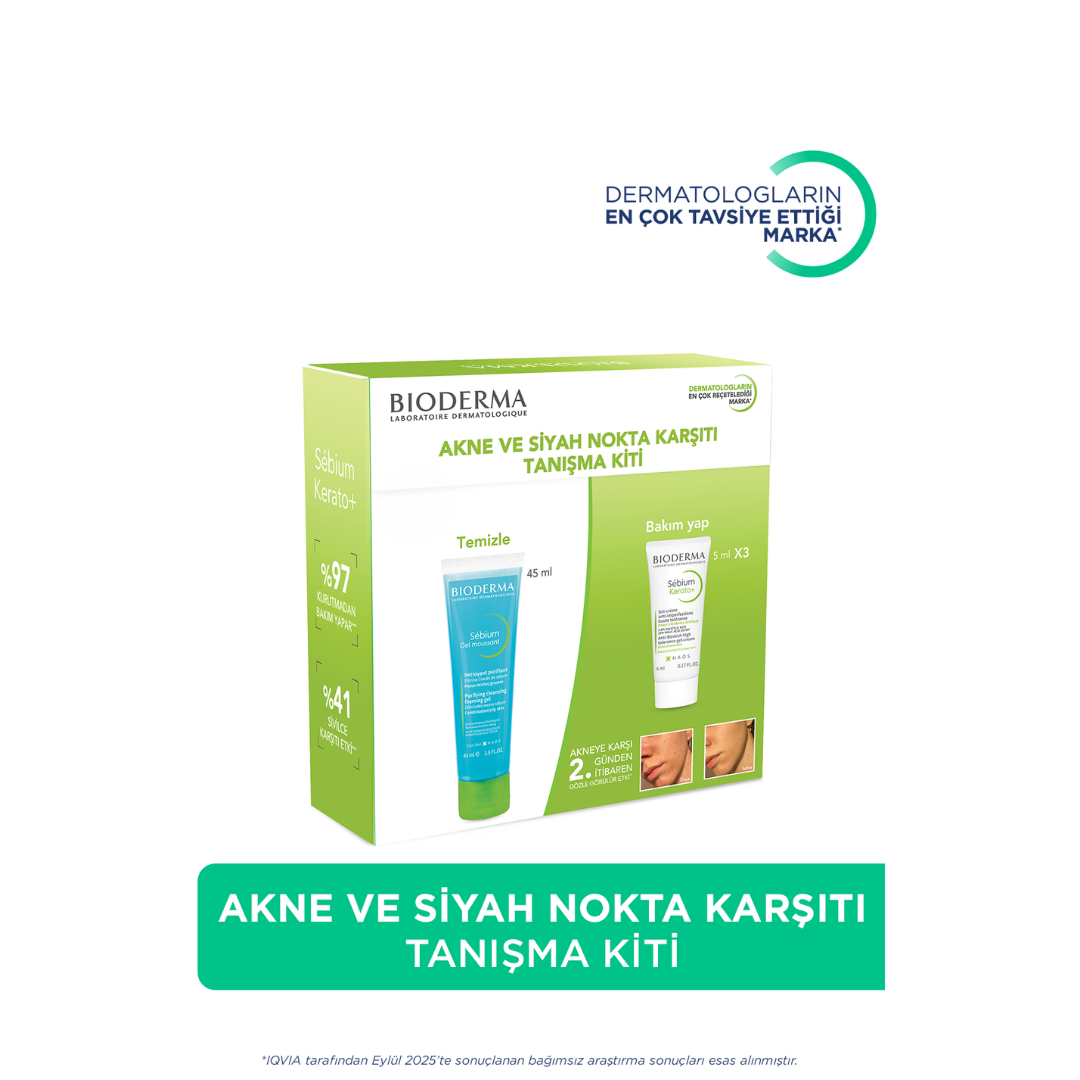 Bioderma Sebium Düzensiz Ciltler ve Siyah Nokta Karşıtı Tanışma Kiti - Bioderma