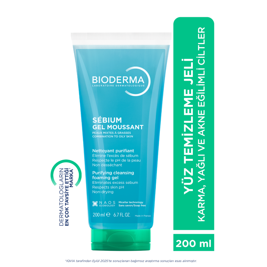 Bioderma Sebium Foaming Temizleme Jeli 200 ml - Bioderma