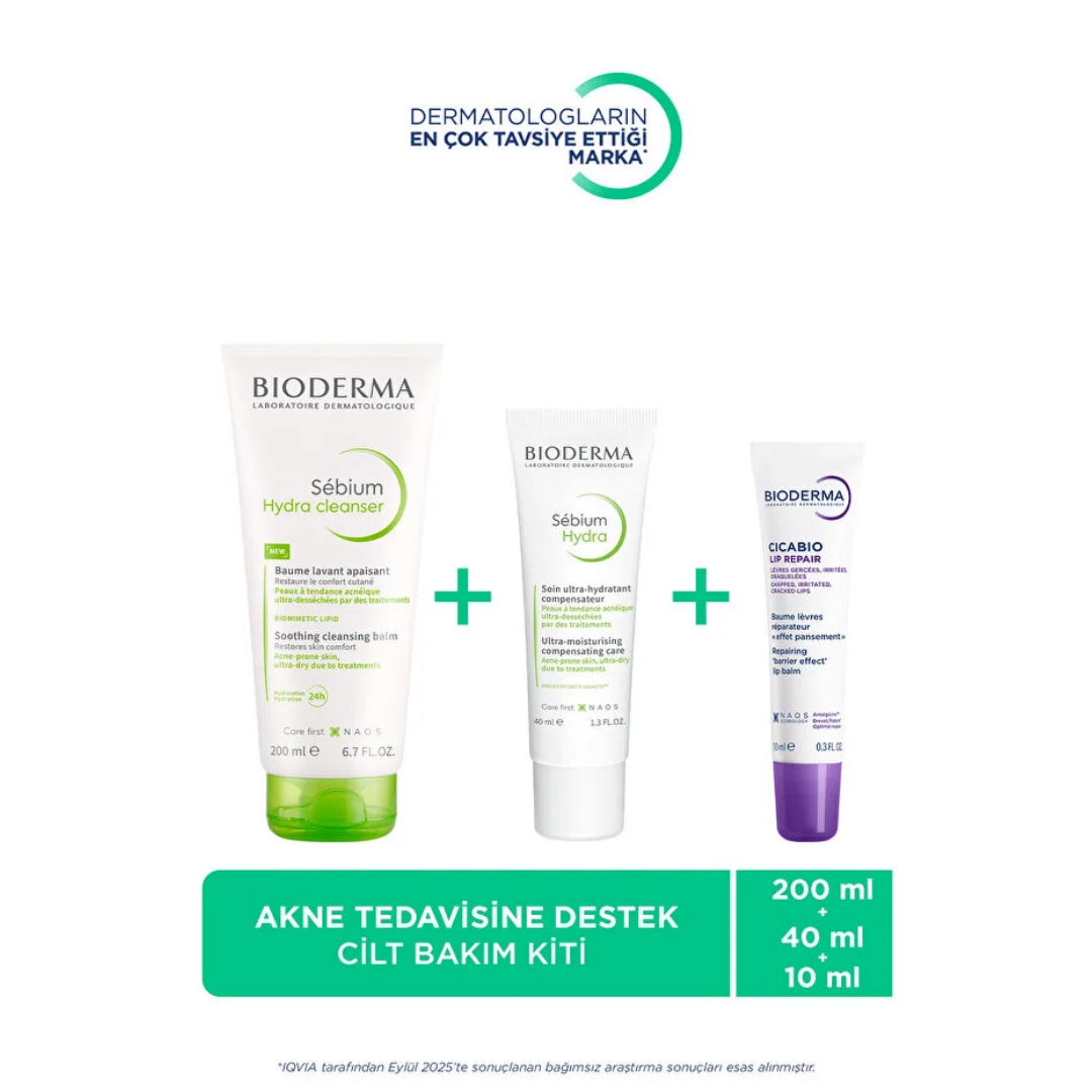 Bioderma Sebium İzokit Kurutucu Akne Tedavisine Destek Cilt Bakım Kiti - Bioderma