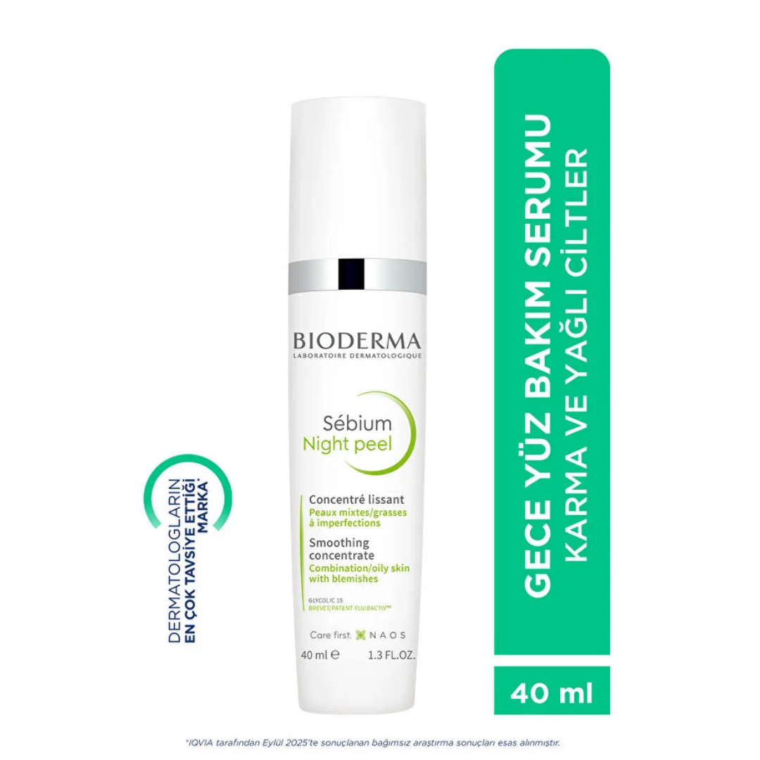Bioderma Sebium Night Peel - Peeling Etkili Gece Serumu 40ml - Bioderma