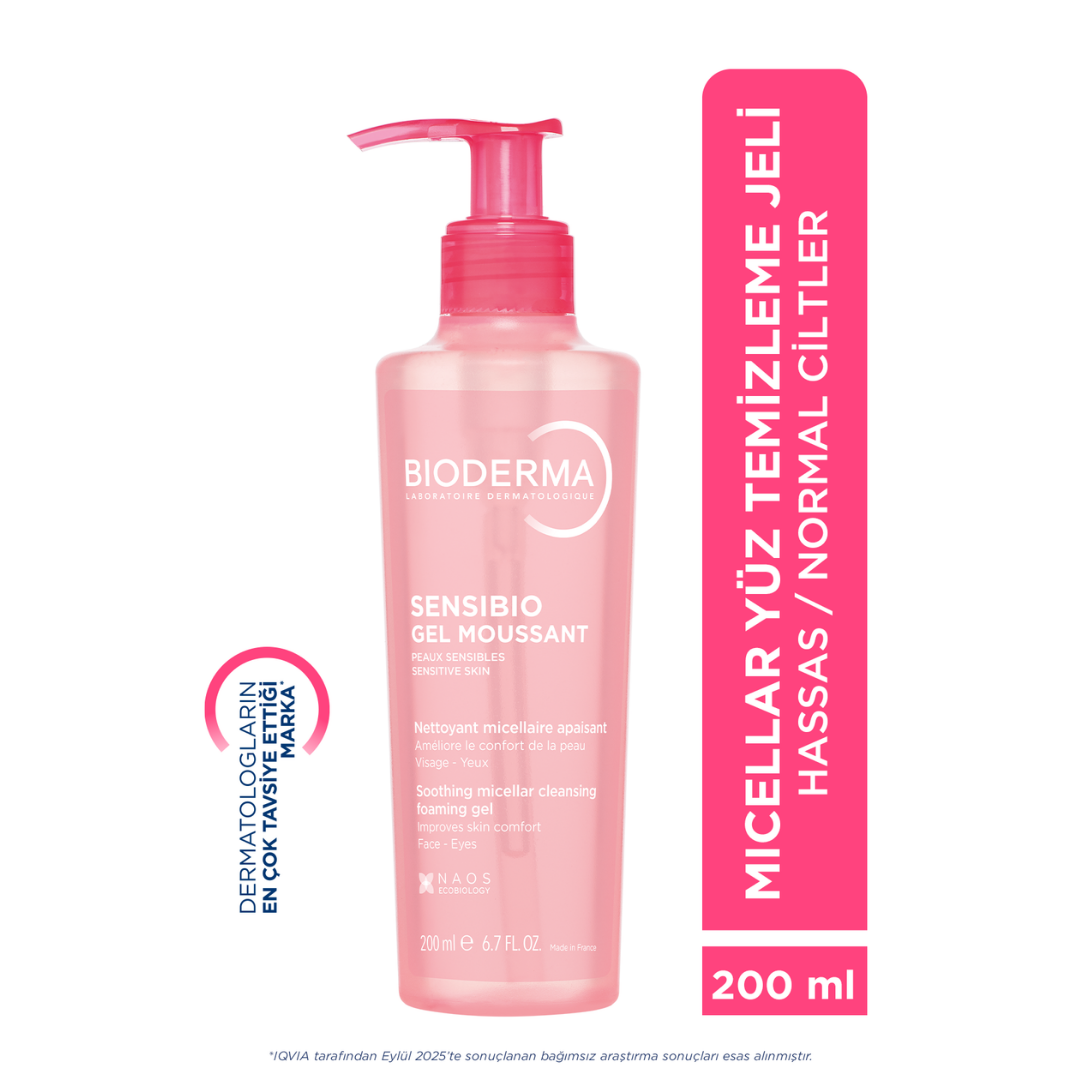 Bioderma Sensibio Foaming Cilt Temizleme Jeli 200 ml - Bioderma