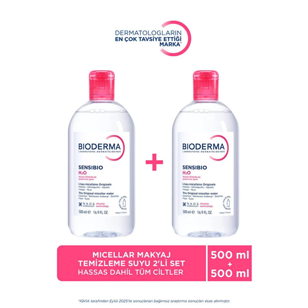 Bioderma Sensibio H2O İkili Set 500 ml + 500 ml - Bioderma