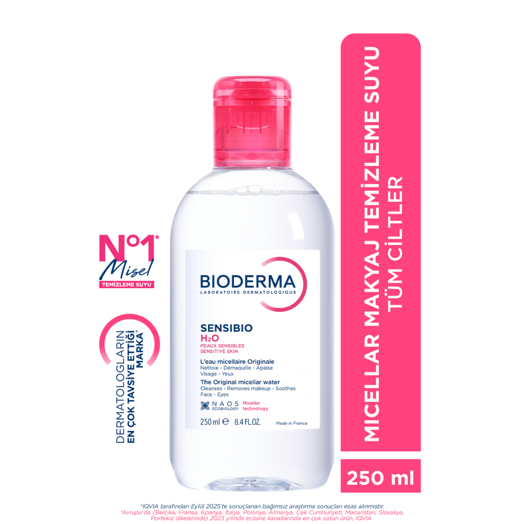 Bioderma Sensibio H2O Yüz ve Makyaj Temizleme Suyu 250 ml - Bioderma