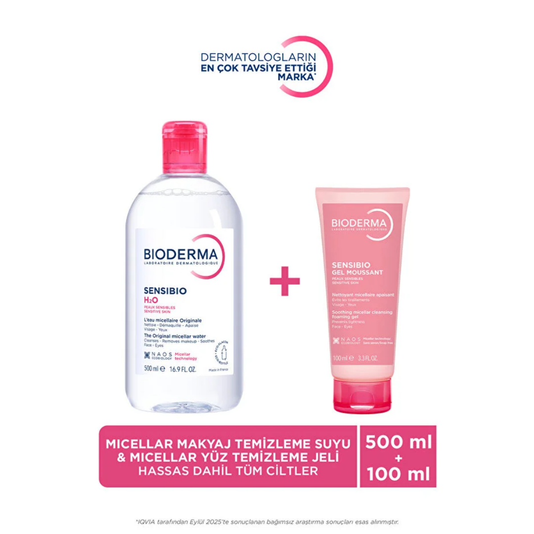 Bioderma Sensibio Hassas ve Normal Cilt Temizleme Jeli & Micellar Makyaj Temizleme Suyu - Bioderma