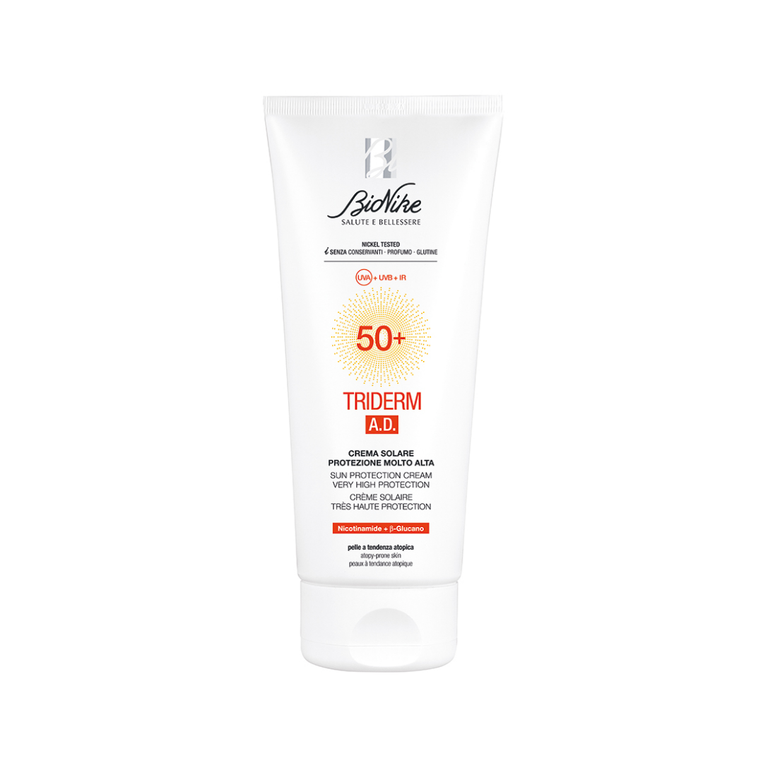 Bionike Triderm A.D Hassas Ciltler İçin Spf50+ Güneş Koruyucu Krem 200 ml - BioNike