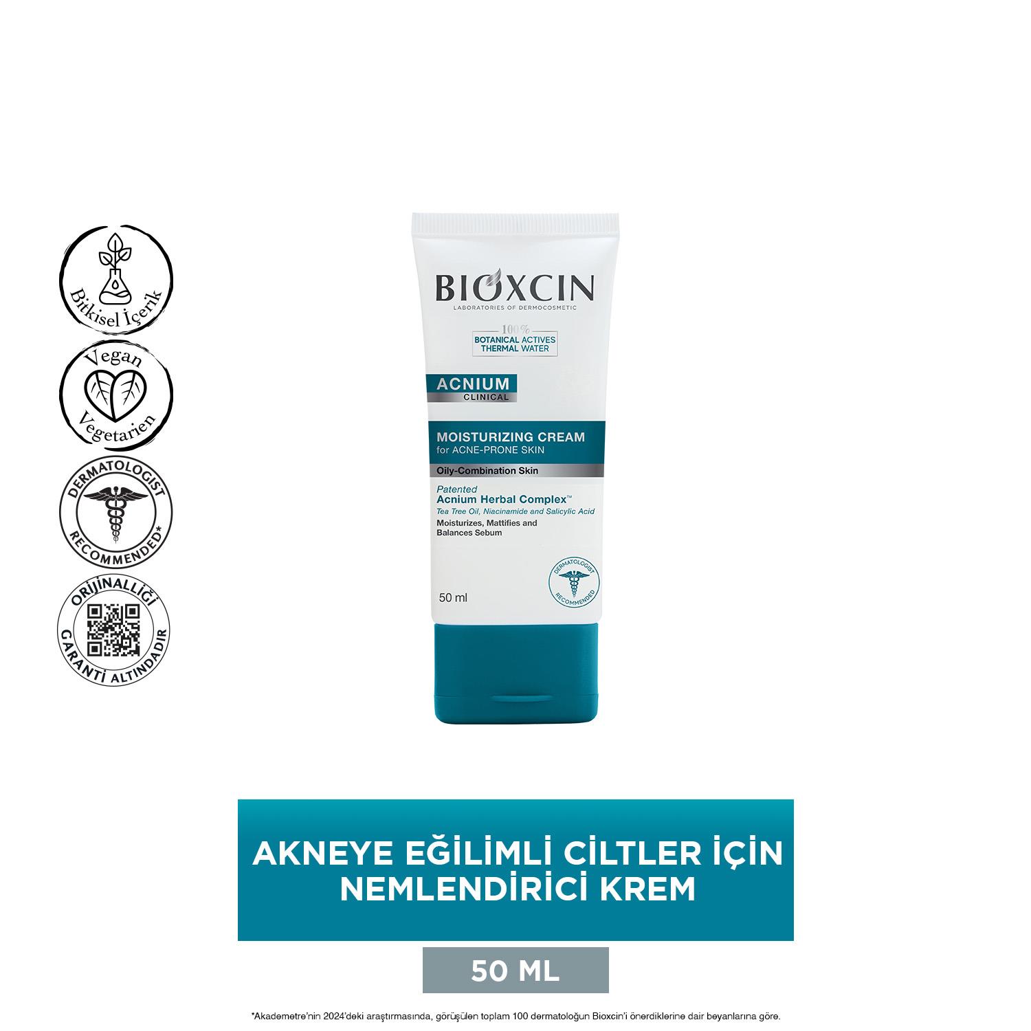 Bioxcin Acnium Sebum Dengeleyici Nemlendirici Krem 50 ml - Bioxcin