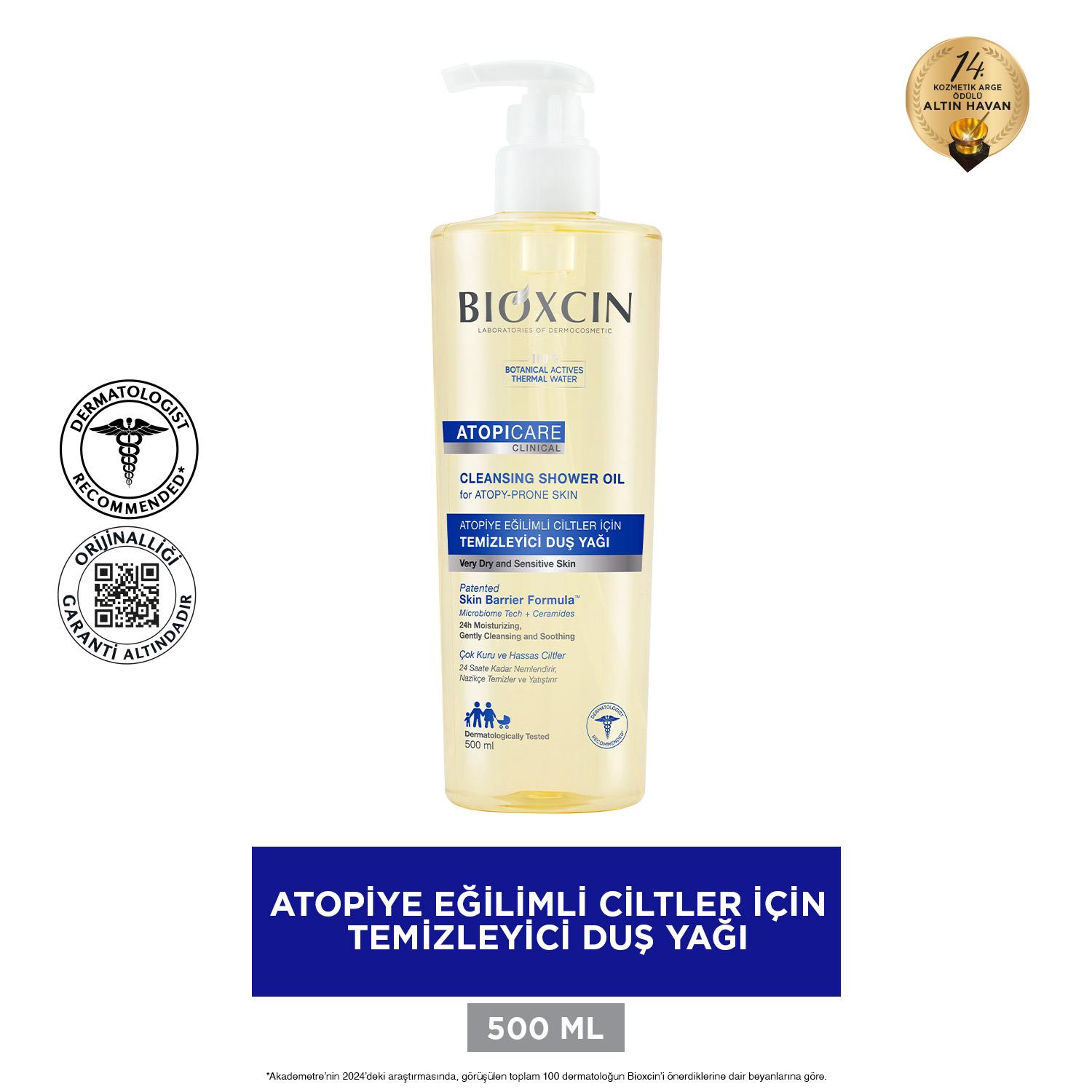 Bioxcin Atopicare Temizleyici Duş Yağı 500 ml - Aşırı Kuru Ciltler - Bioxcin