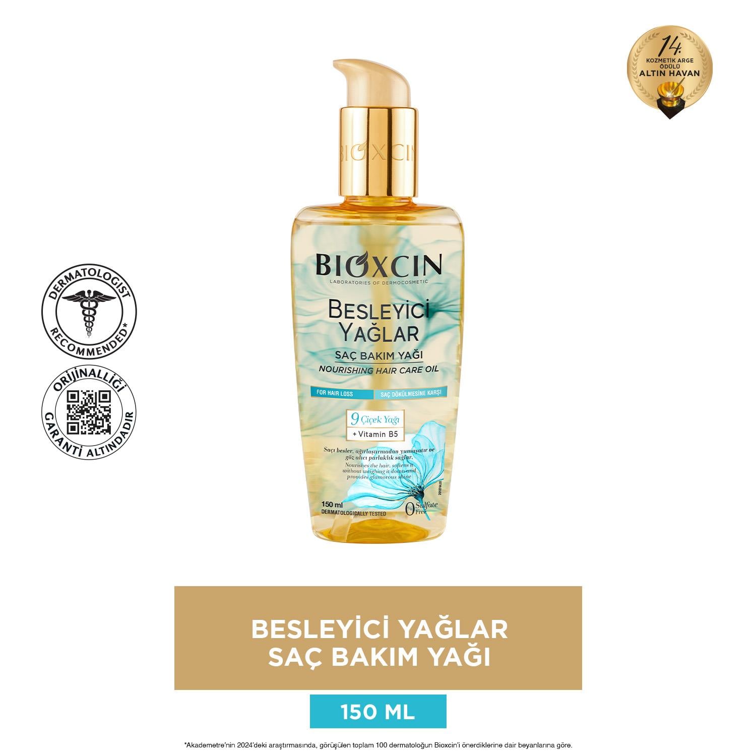 Bioxcin Besleyici Yağlar Saç Bakım Yağı 150 ml - Bioxcin