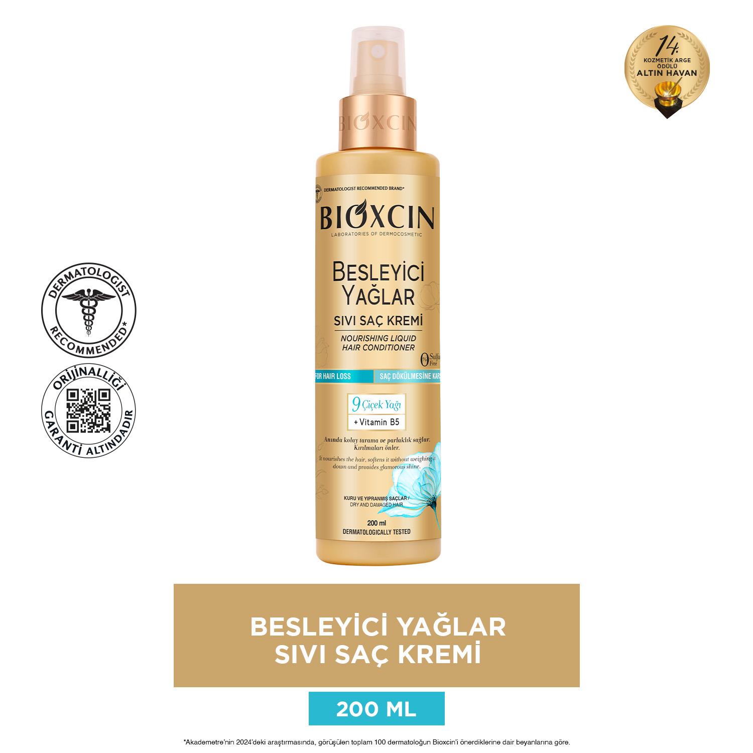 Bioxcin Besleyici Yağlar Sıvı Saç Kremi 200 ml - Bioxcin