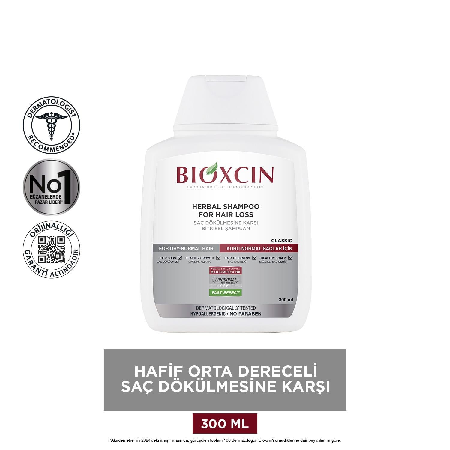 Bioxcin Genesis Saç Dökülmesine Karşı Şampuan 300ml - Bioxcin