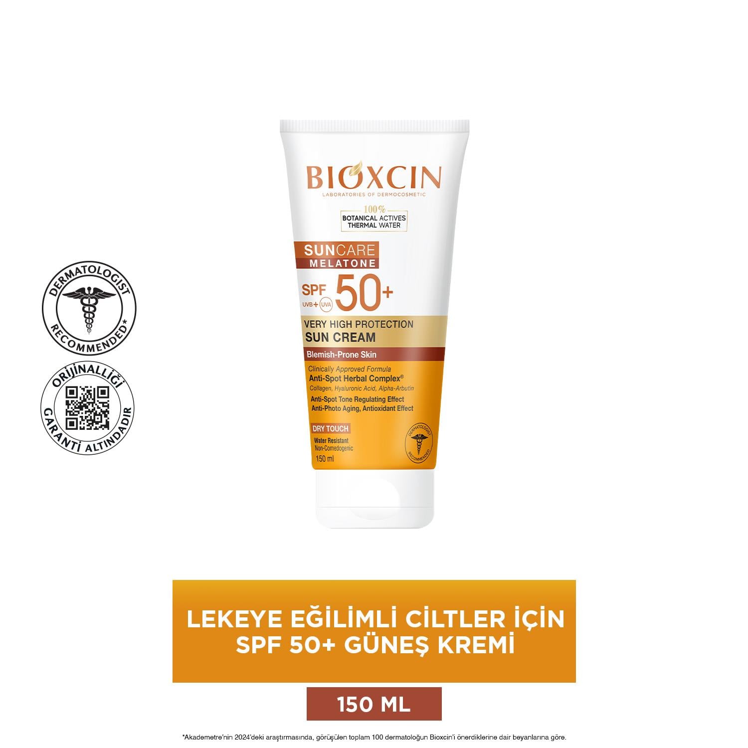 Bioxcin Sun Care Lekeli Ciltler için Güneş Kremi SPF 50+ 150 ml - Bioxcin