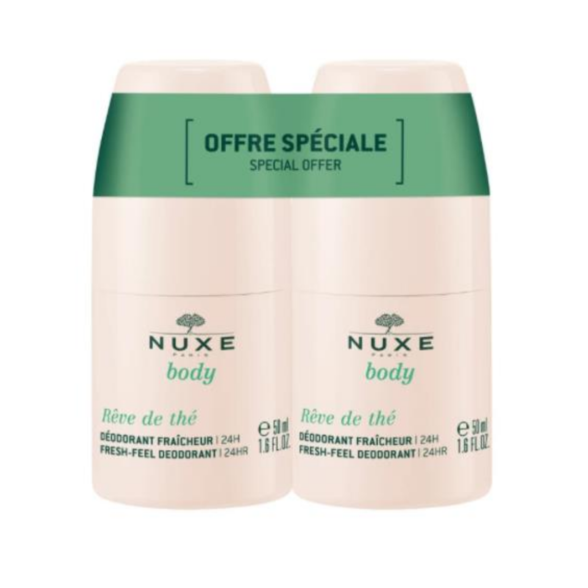 Body Tazeleyici Deodorant 50ml X 2 Adet - Nuxe