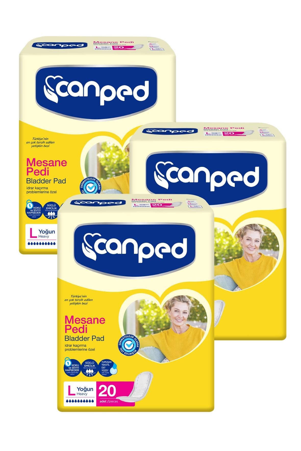 Canped Mesane Pedi Yoğun 60 Adet - Canped