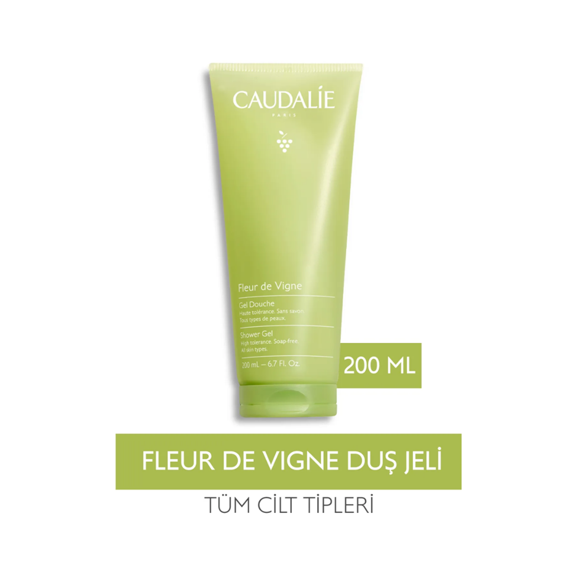 Caudalie Gel Douche Fleur de Vigne Shower Gel 200ml. Vücut Yıkama Jeli - Caudalie