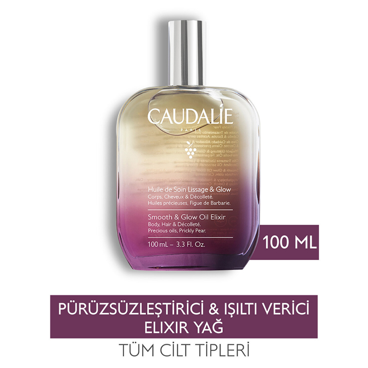 Caudalie Pürüzsüzleştirici & Işıltı Verici Elixir Yağ 100 ml - Caudalie