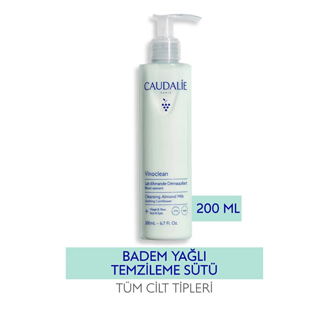 Caudalie Vinoclean Badem Yağlı Temizleme Sütü 200 ml - Caudalie
