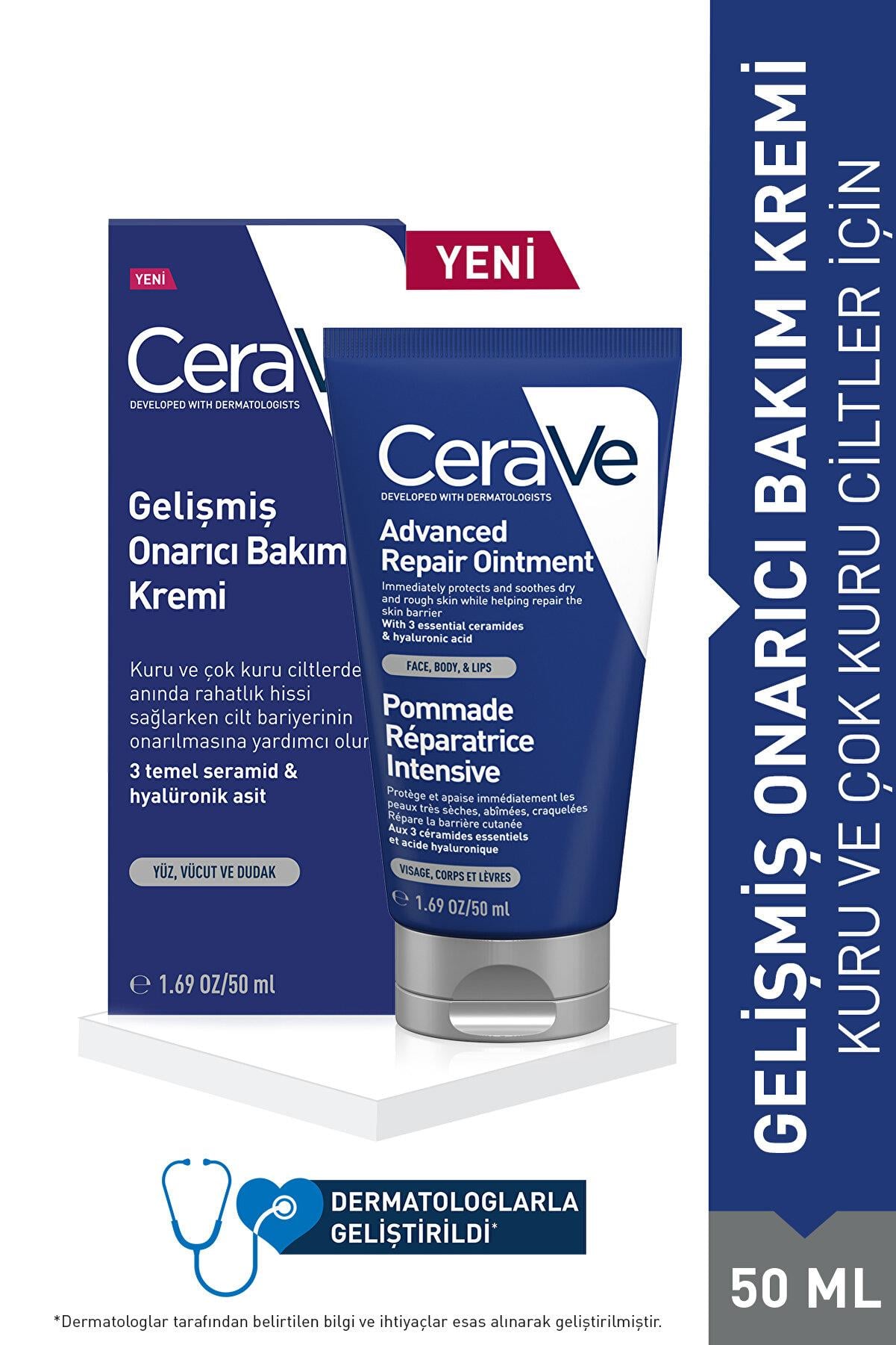 CeraVe Gelişmiş Onarıcı Bakım Kremi 50ml - CeraVe