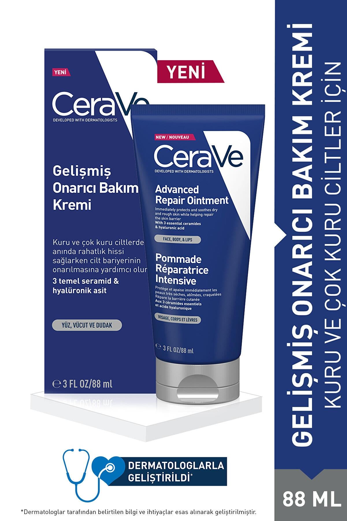 CeraVe Gelişmiş Onarıcı Bakım Kremi 88ml - CeraVe