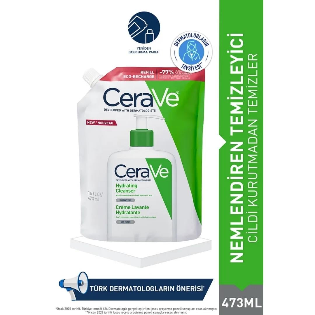 CeraVe Nemlendiren Temizleyici Refill 473 ml - CeraVe