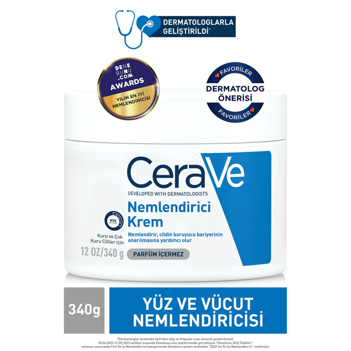 CERAVE NEMLENDİRİCİ KREM 340G - Cerave