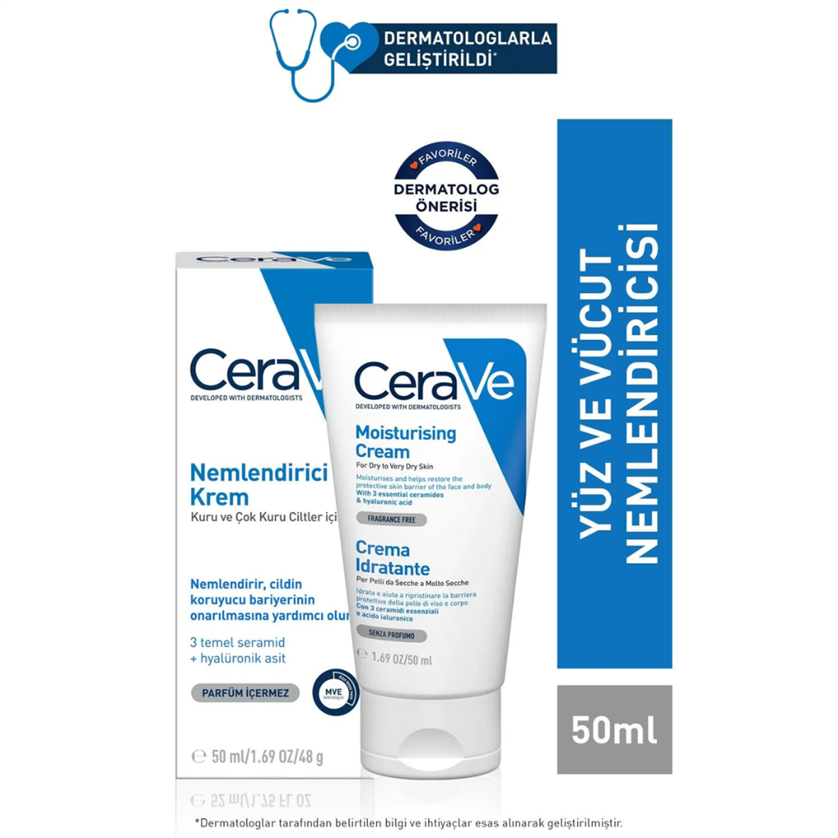 CeraVe Nemlendirici Krem 50 ml - Cerave