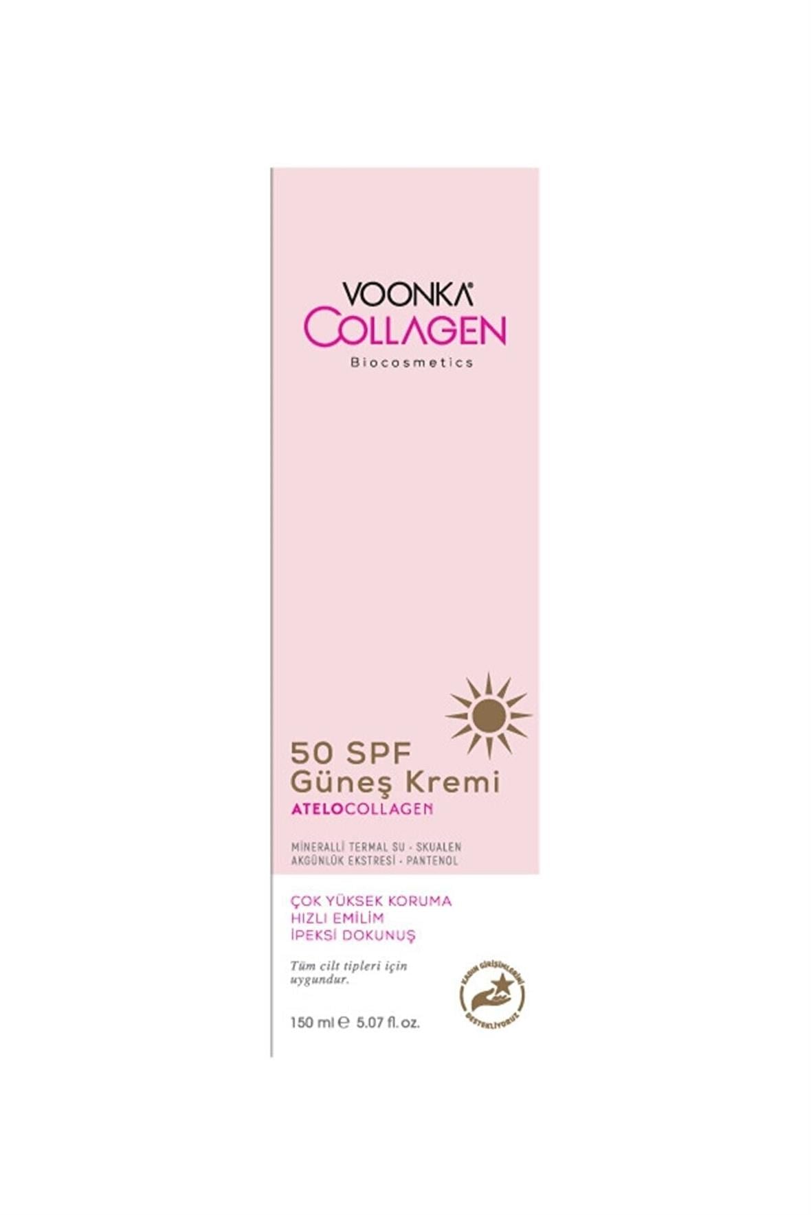 Collagen 50 Spf Güneş Kremi 150 Ml - Voonka