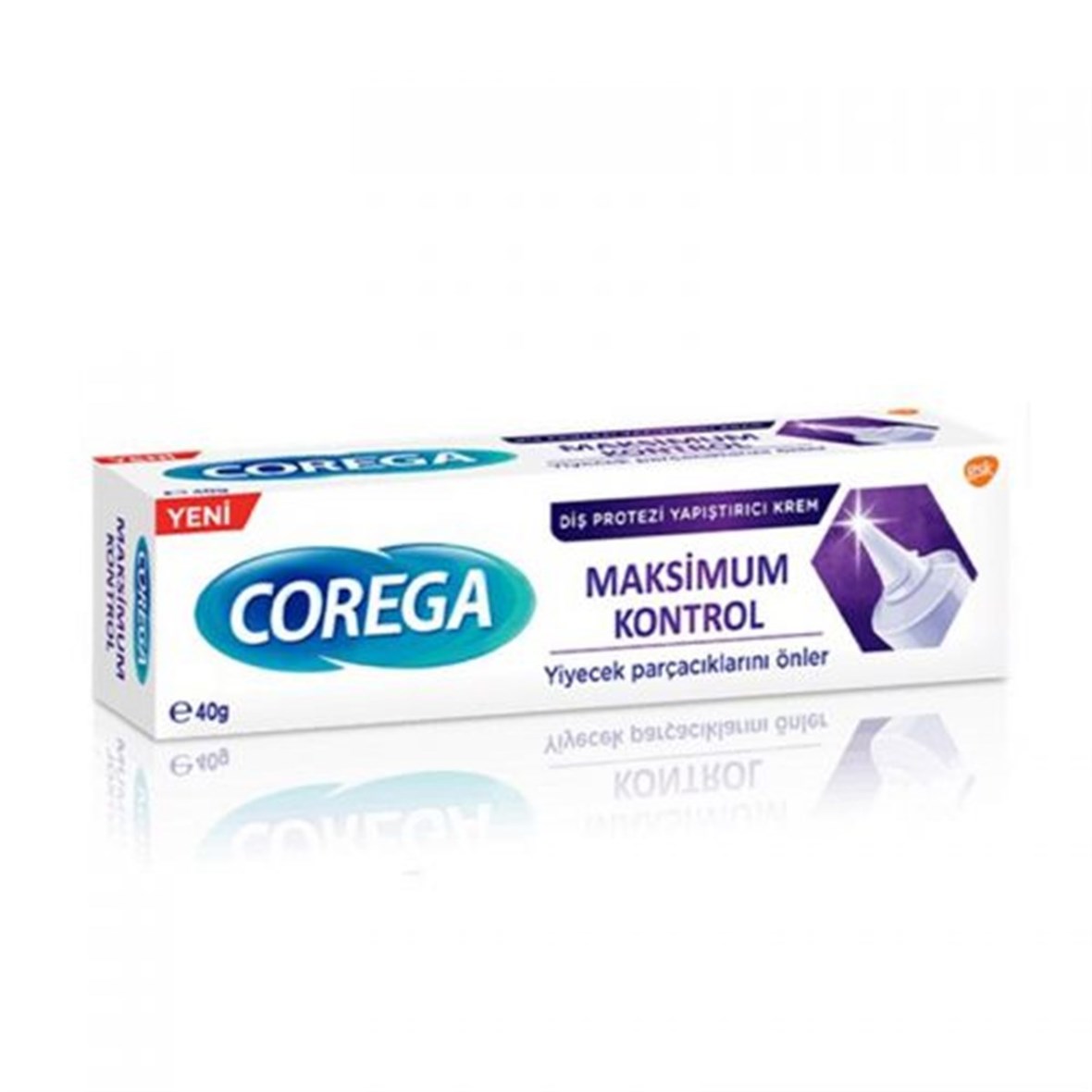 Corega Maximum Kontrol Diş Protezi Yapıştırıcı Krem 40 ml - Corega