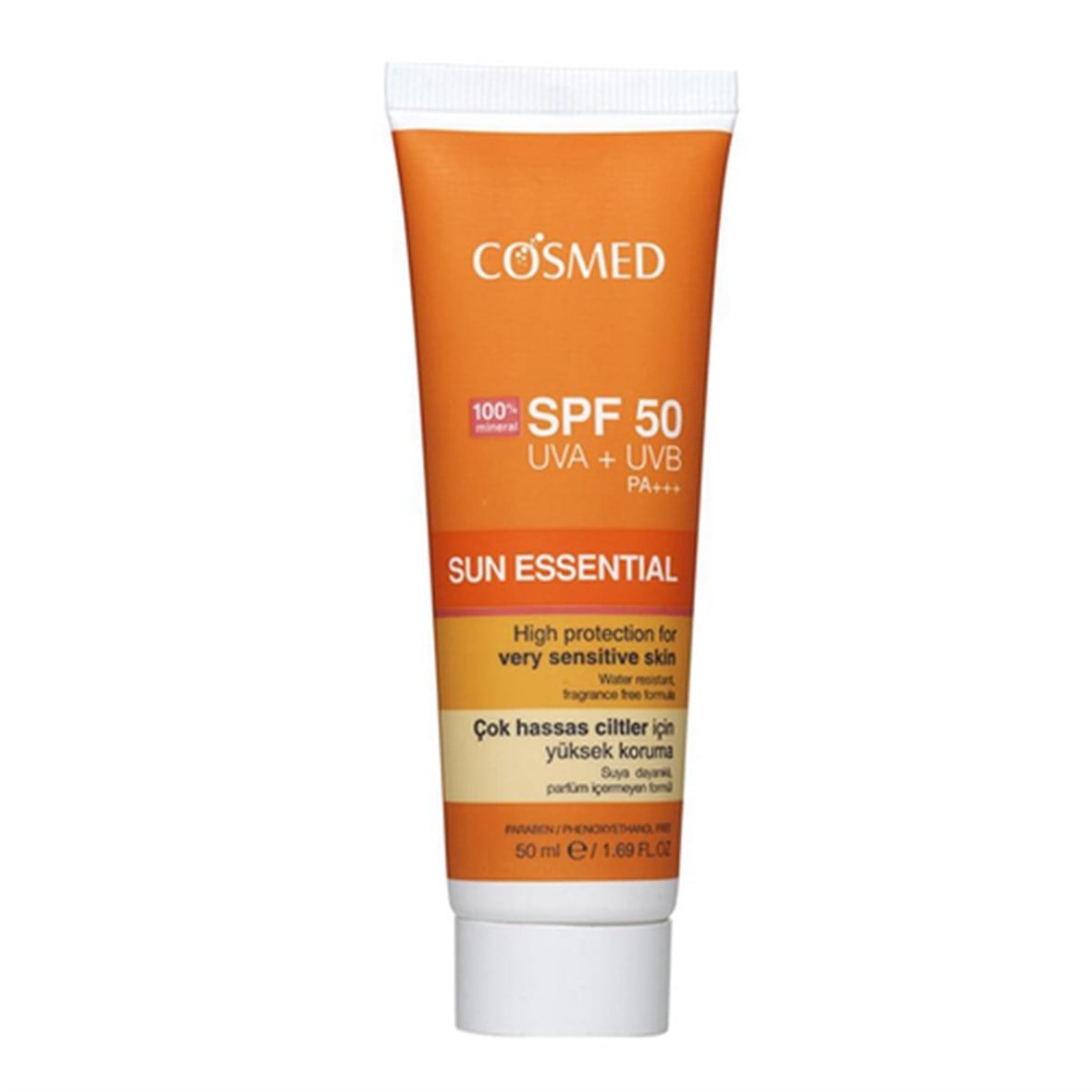 Cosmed Çok Hassas Ciltler İçin Güneş Kremi Spf50 50 ml - Cosmed