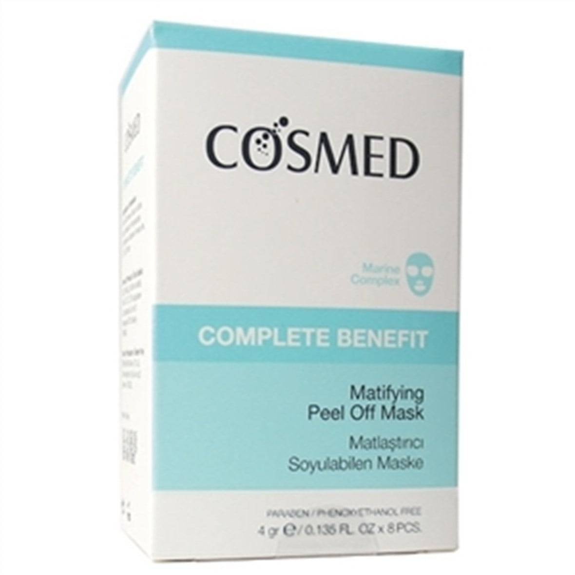 Cosmed Complete Matlaştırıcı Soyulabilen Maske 8 x 4 gr - Cosmed
