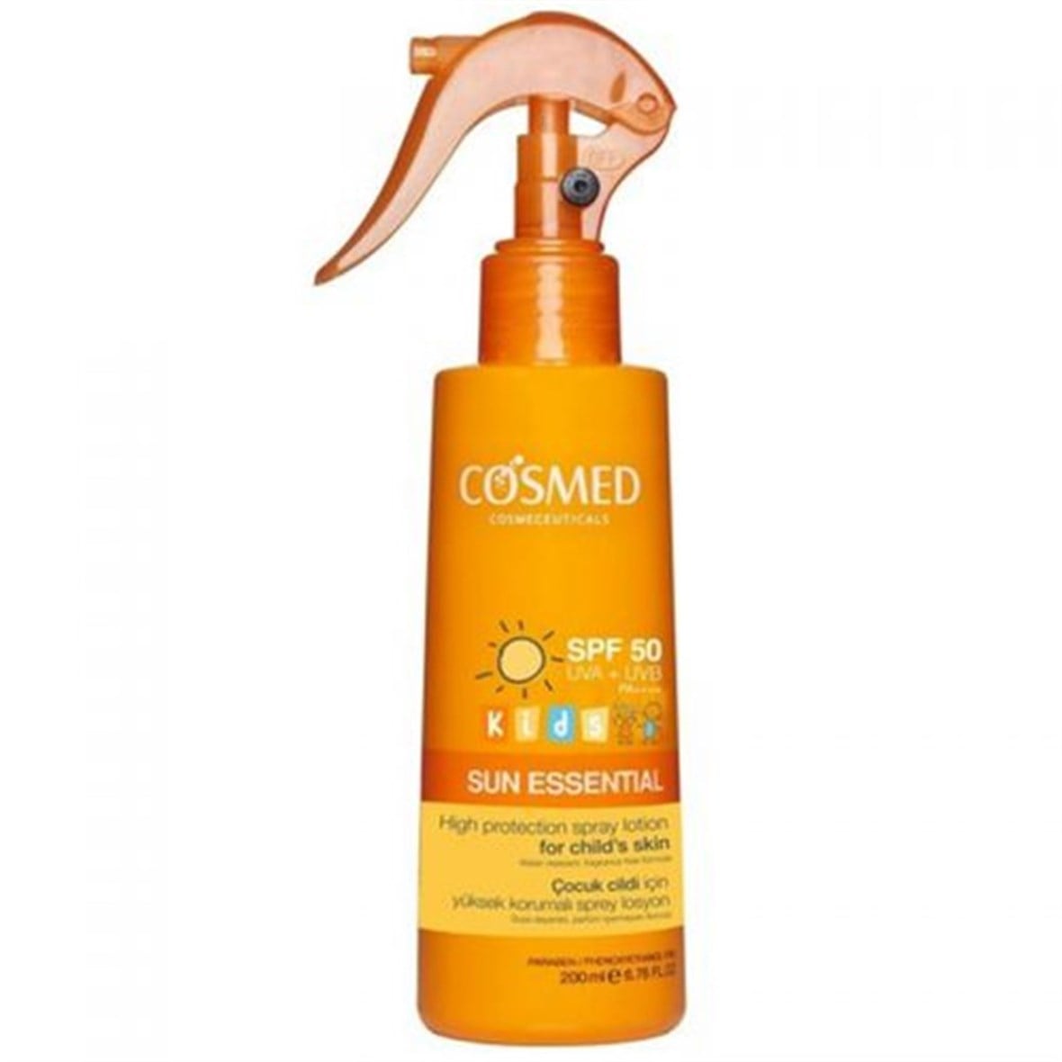 Cosmed Spf 50+ Kids Güneş Koruma Spreyi 200 ml - Cosmed