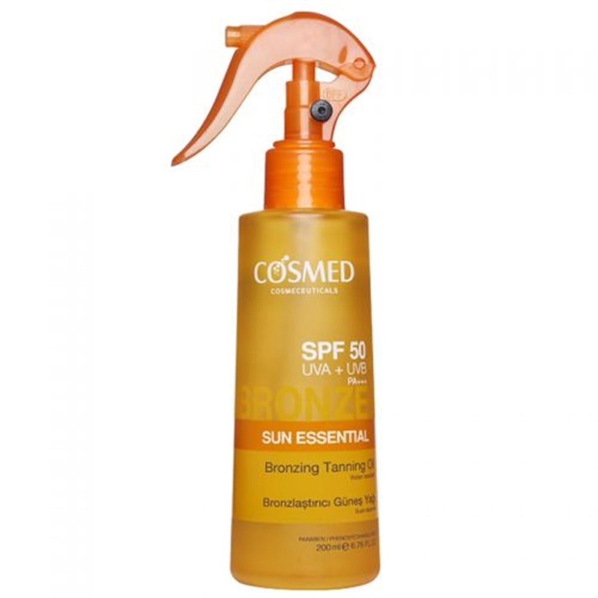 Cosmed Spf50 Bronzing Tanning Oil 200 ml - Cosmed