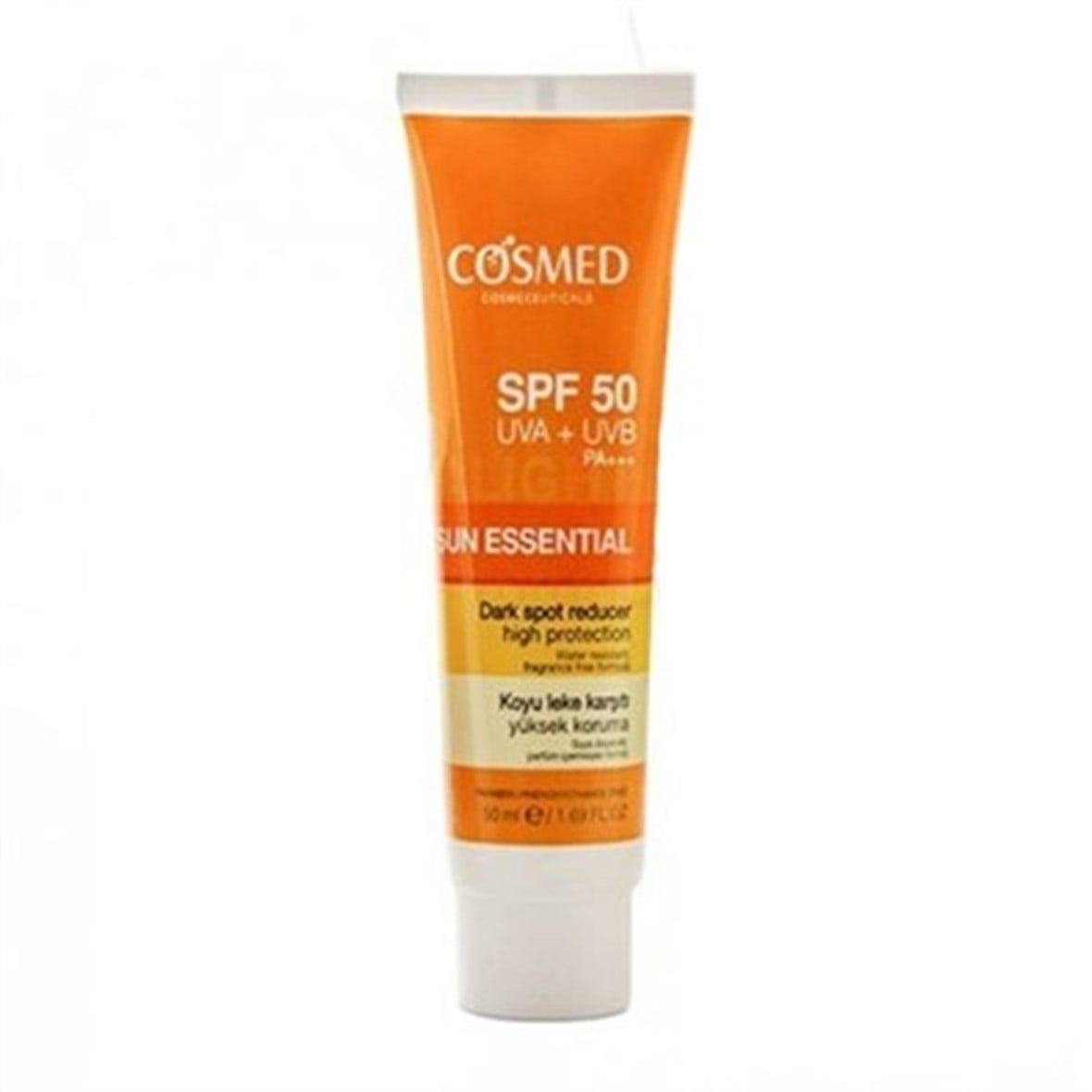 Cosmed Sun Essential Koyu Leke Karşıtı Güneş Koruyucu Krem SPF 50 50 ml - Cosmed