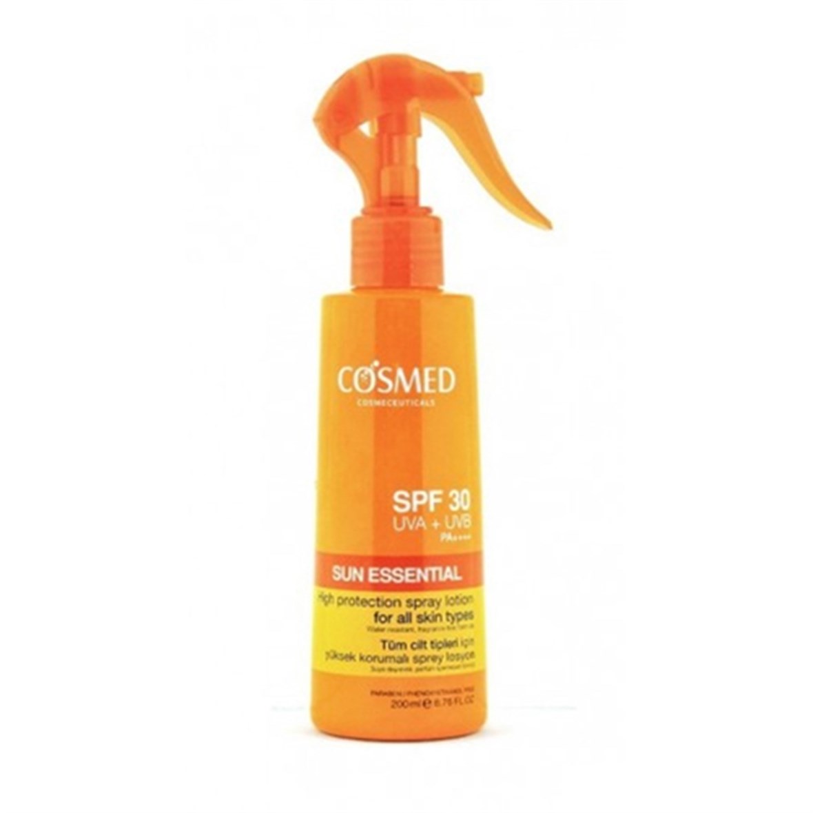 Cosmed Sun Essential SPF 30 Yüksek Korumalı Sprey Losyon 200 ml - Cosmed