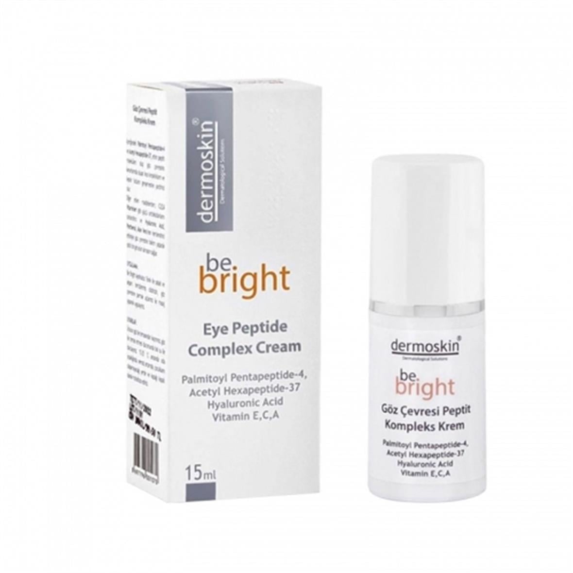 Dermoskin Be Bright Göz Çevresi Peptit Kompleks Krem 15 ml - Dermoskin