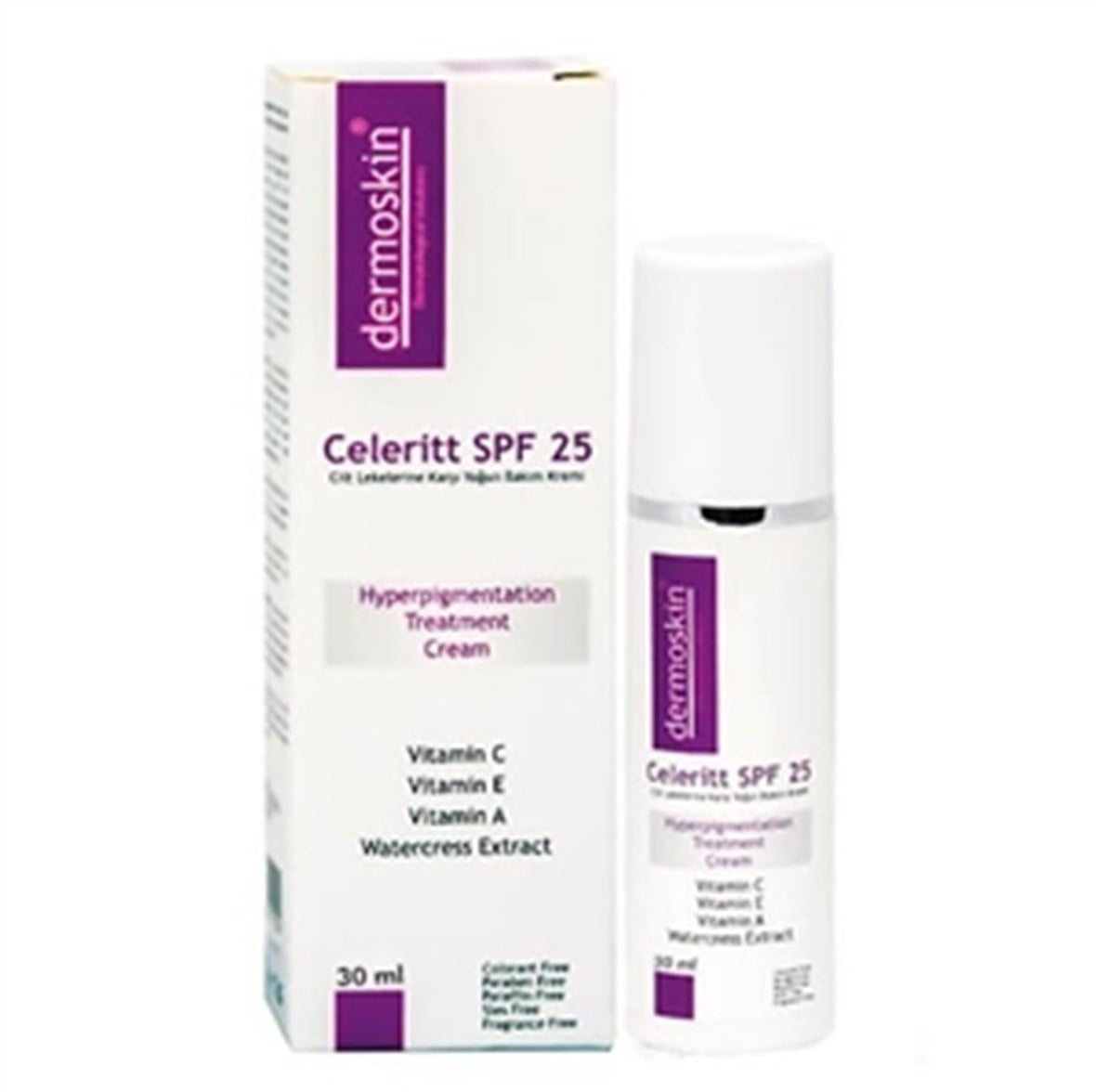 Dermoskin Celeritt SPF 25 Leke Karşıtı Bakım Kremi 30 ml - Dermoskin