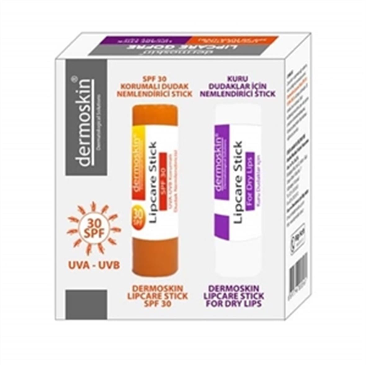 Dermoskin Lipcare Stick - Lipcare Stick Spf 30  Kofre - Dermoskin