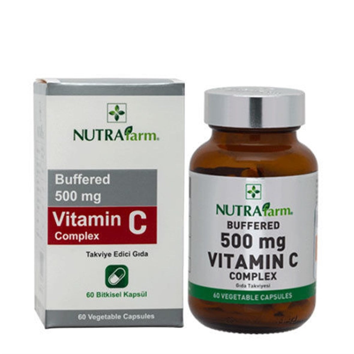 Dermoskin Nutrafarm Buffered 500 mg Vitamin C Complex - Dermoskin