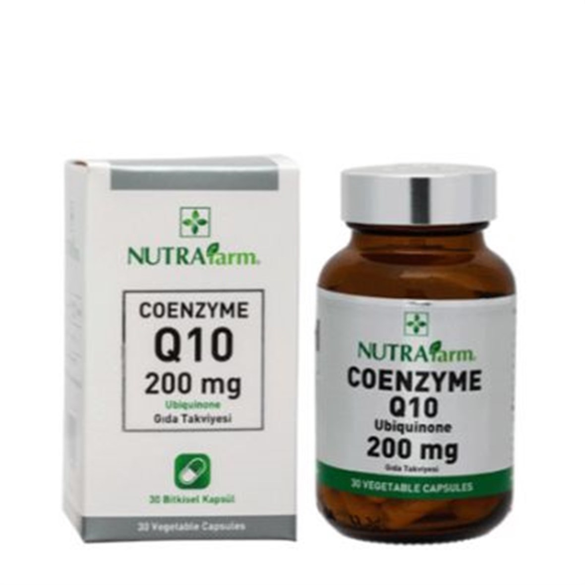 Dermoskin Nutrafarm Coenzyme Q10 200mg 30 Bitkisel Kapsül - Dermoskin
