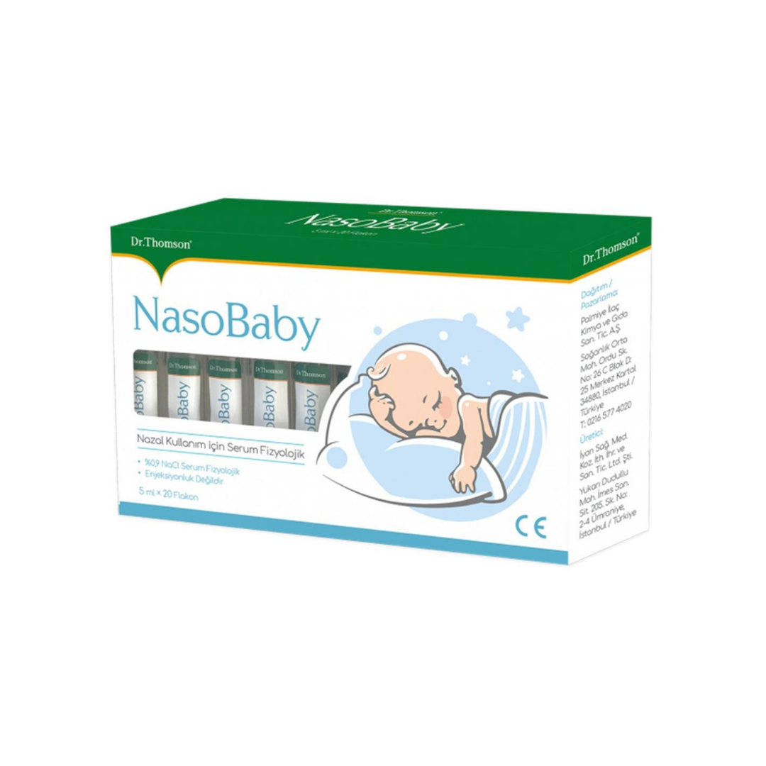 Dr. Thomson NasoBaby 5 ml 20'li Flakon Serum Fizyolojik Damla - Dr. Thomson