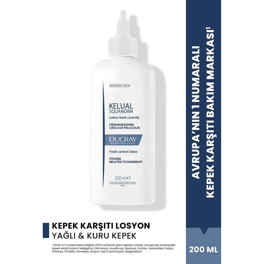 Ducray Kelual Squanorm Kepek Karşıtı Losyon 200 ml - Ducray