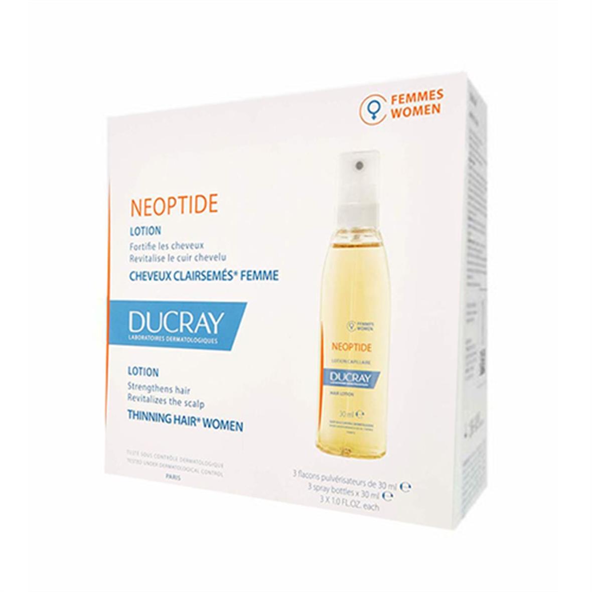 Ducray Neoptide Kadın Tipi Dökülmeye Karşı Losyon 3x30ml - Ducray